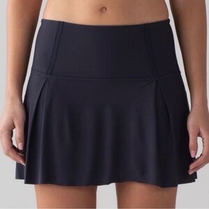 Lululemon Pace Navy Blue Skort. Size 8.